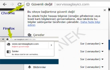 WEB sitesinde ssl sertifikası hatası